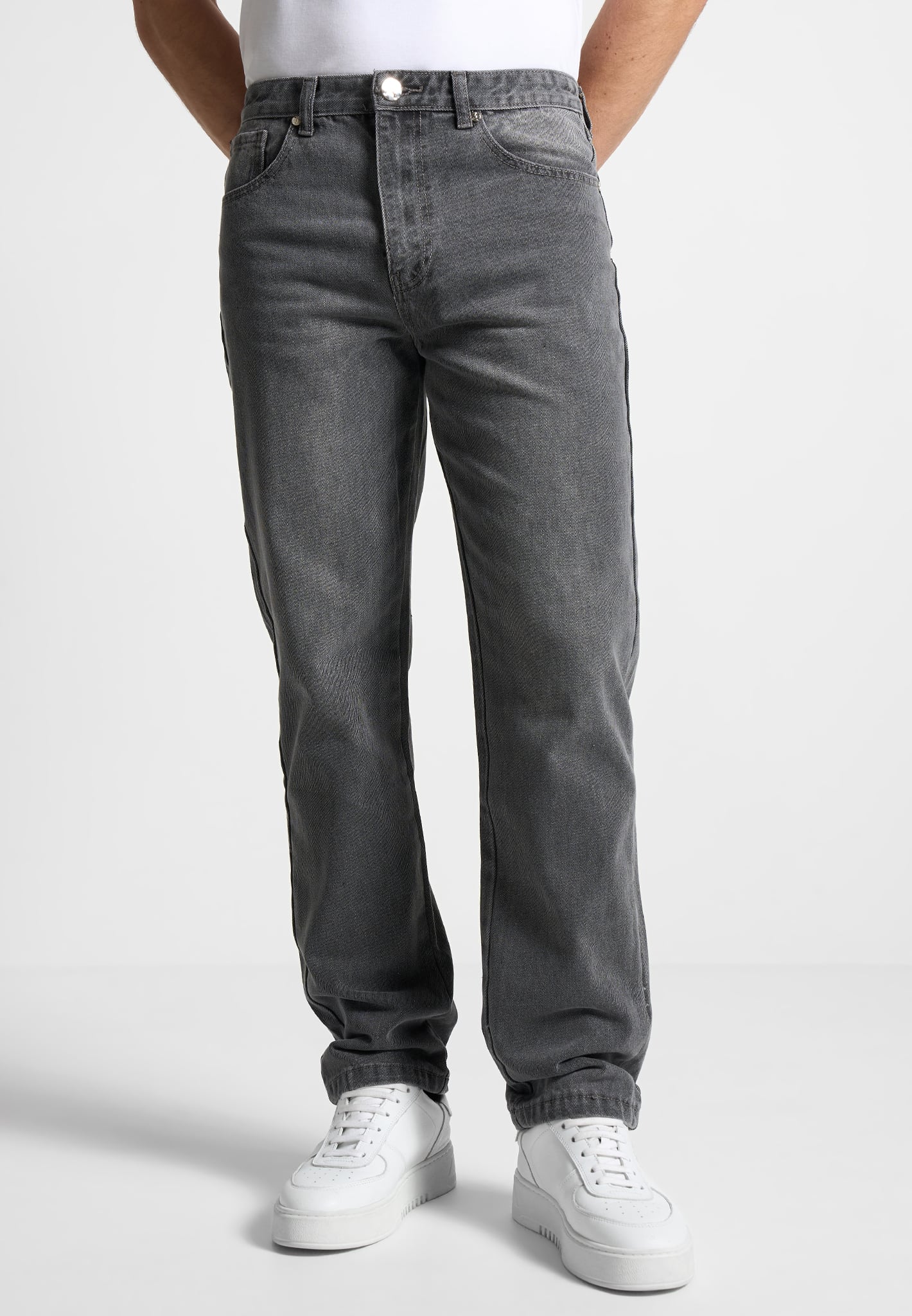 Relaxed Fit Rigid Flared Jeans | boohooMAN USA